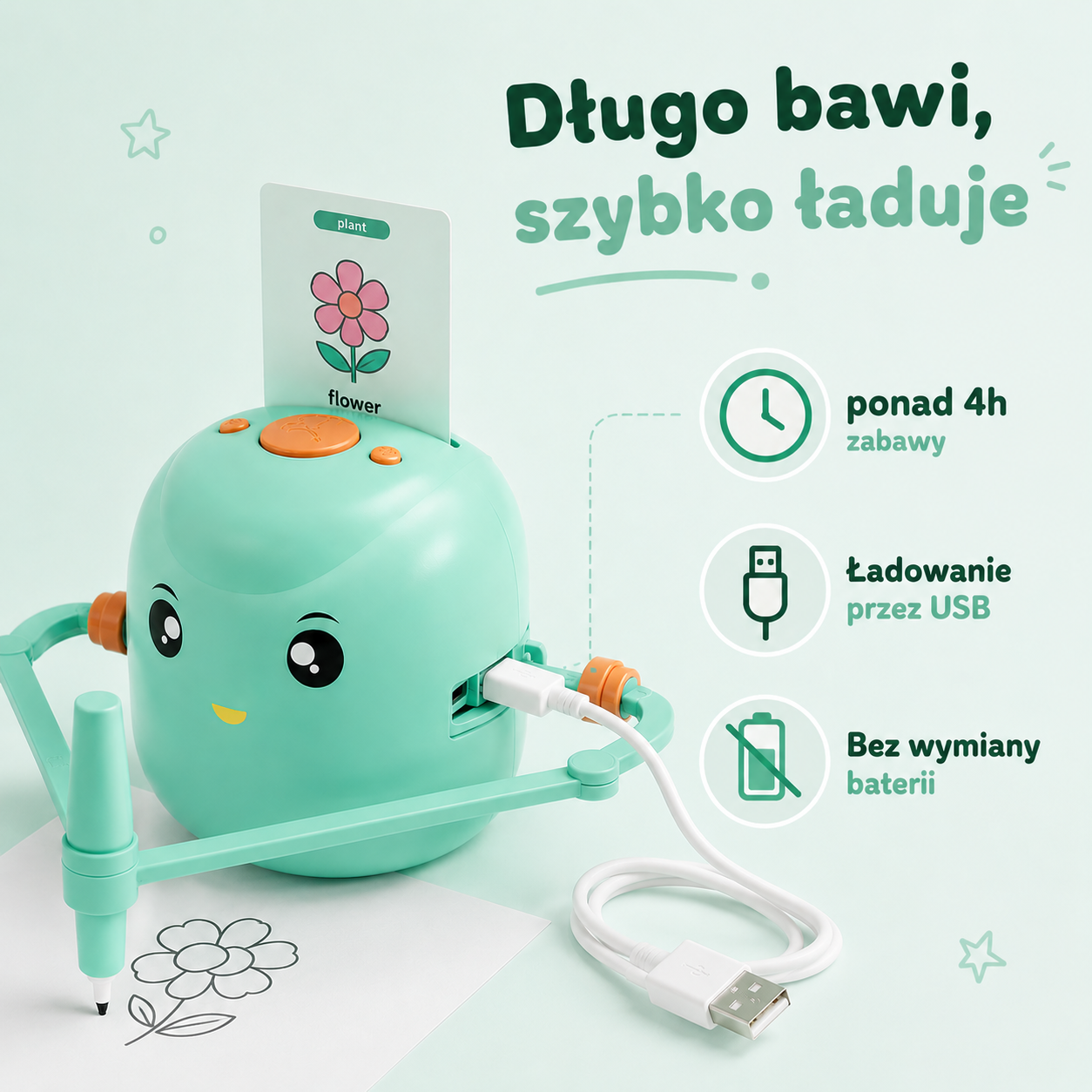 Szkicek™ - Robot Rysujący dla Dzieci